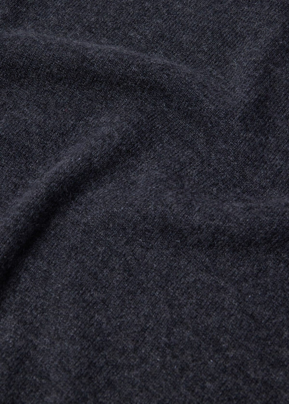 Cashmere Quarter-Zip Sweater Charcoal - Paul Stuart