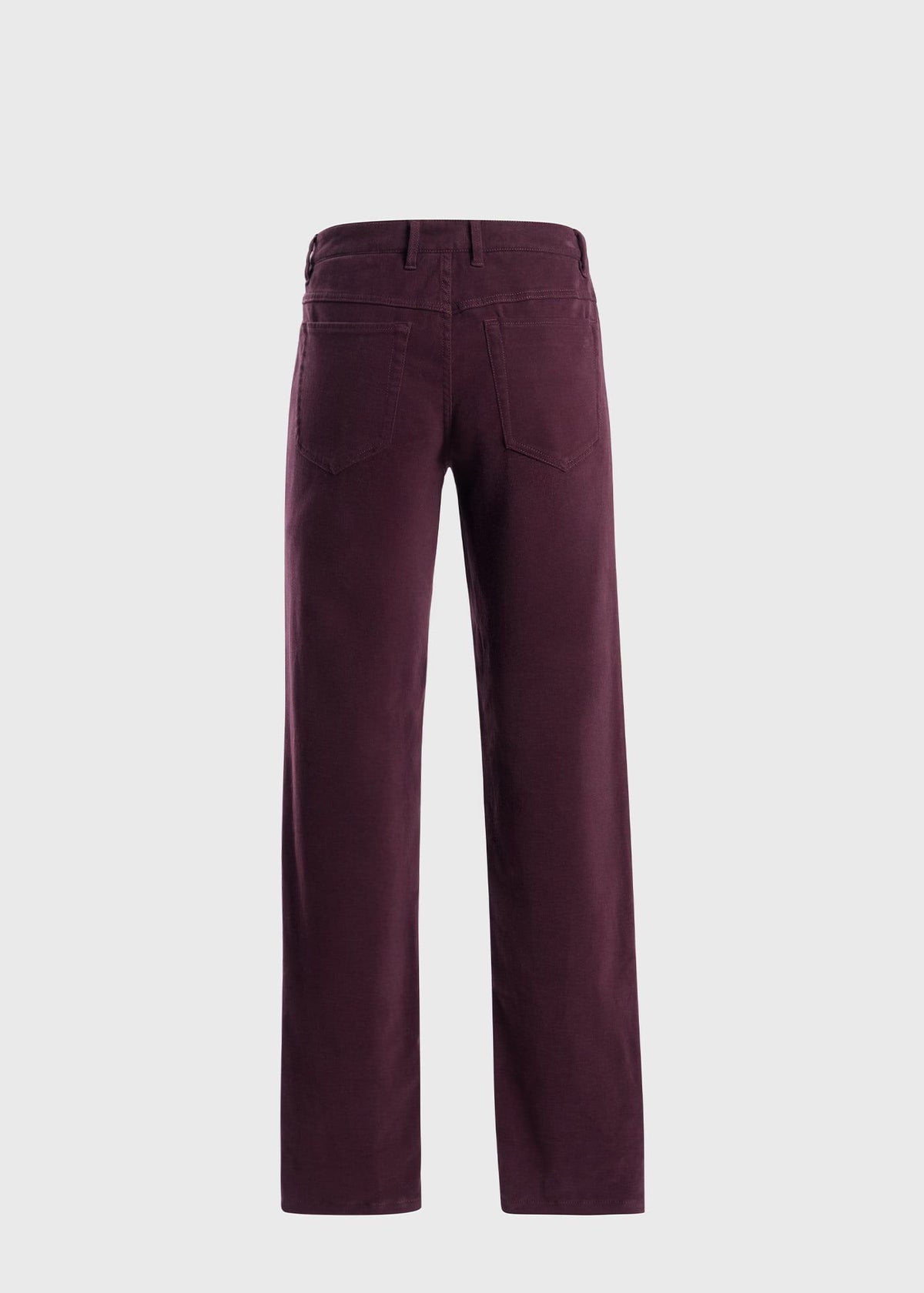 Brushed Twill Five Pocket Pant Brown - Paul Stuart