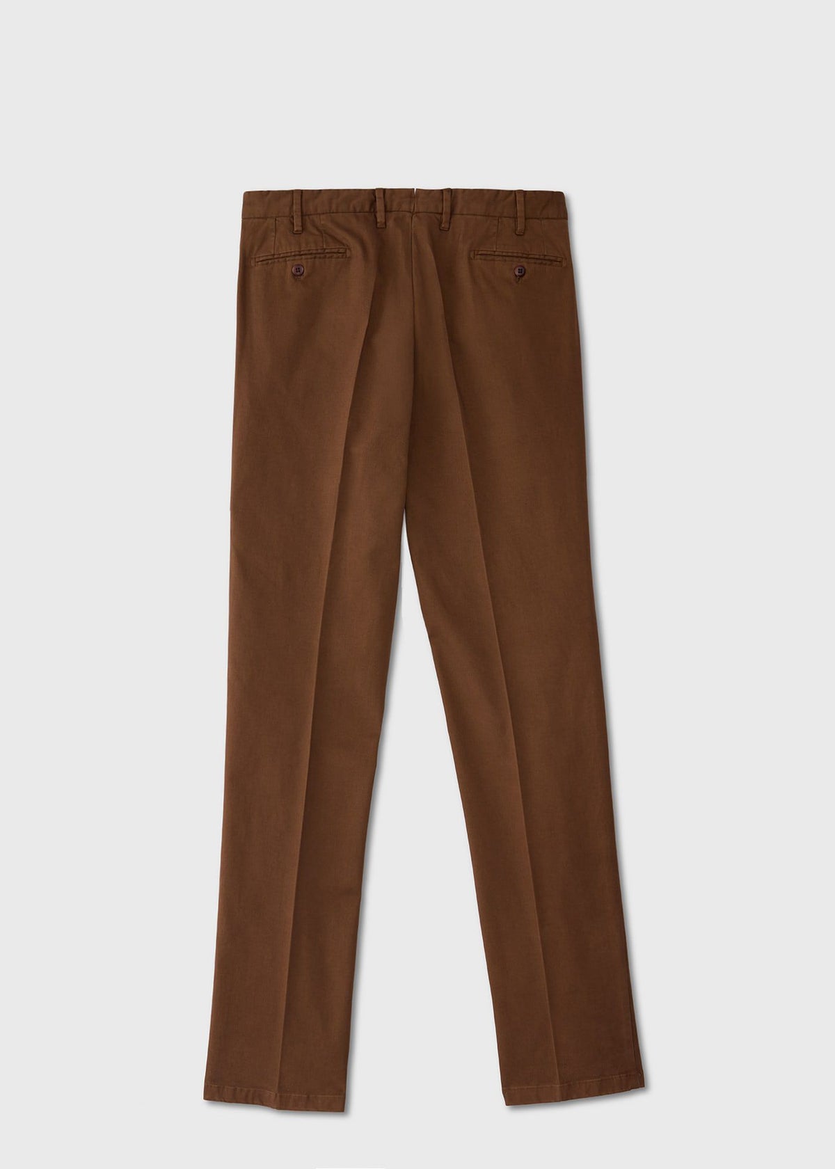 Washed Cotton Pant Cognac - Paul Stuart