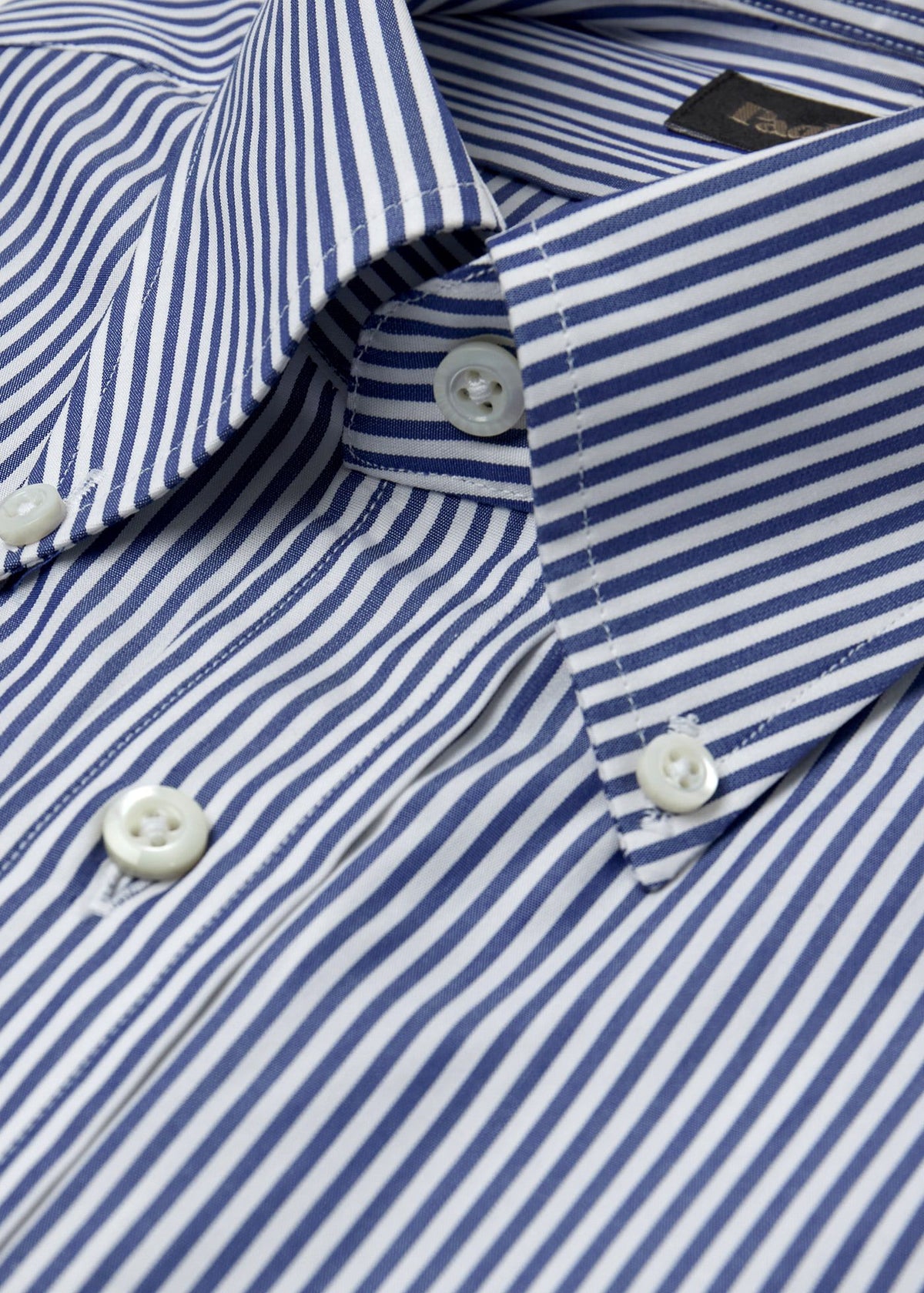 Stripe Button-Down Shirt Blue - Paul Stuart