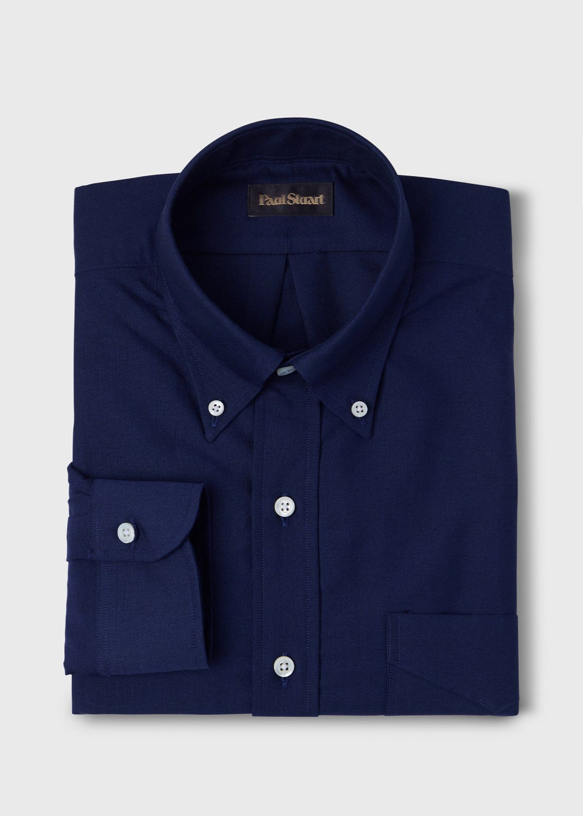 Oxford Button-Down Shirt Blue - Paul Stuart
