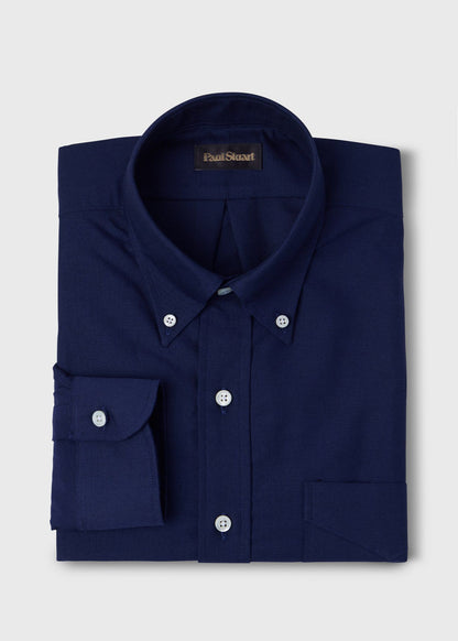 Oxford Button-Down Shirt Blue - Paul Stuart