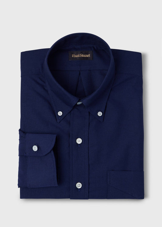 Oxford Button-Down Shirt Blue - Paul Stuart