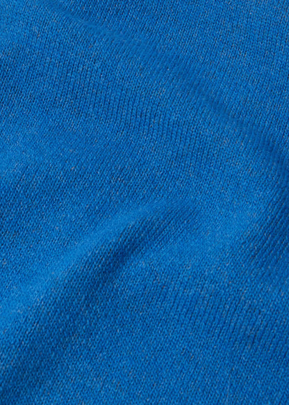 Wool Blend Full-Zip Sweater Blue - Paul Stuart