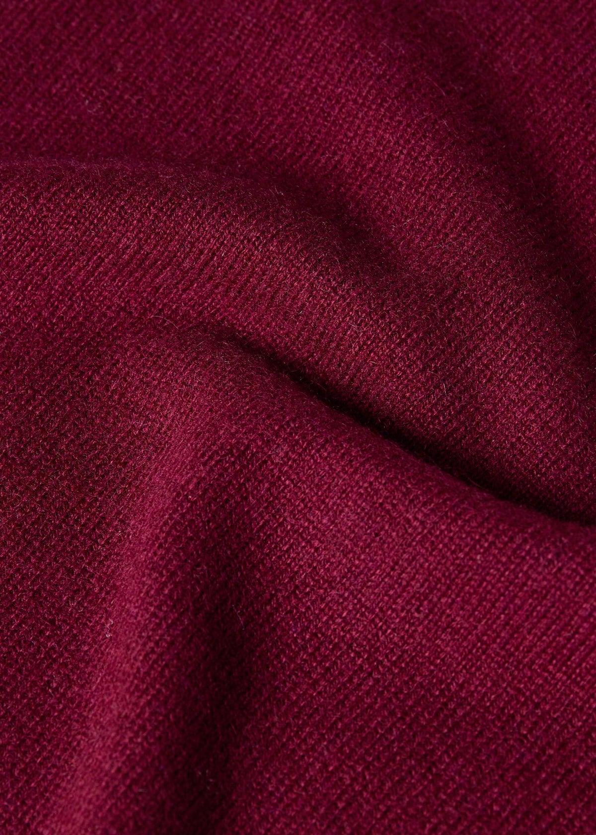 Cashmere Crewneck Sweater Burgundy - Paul Stuart