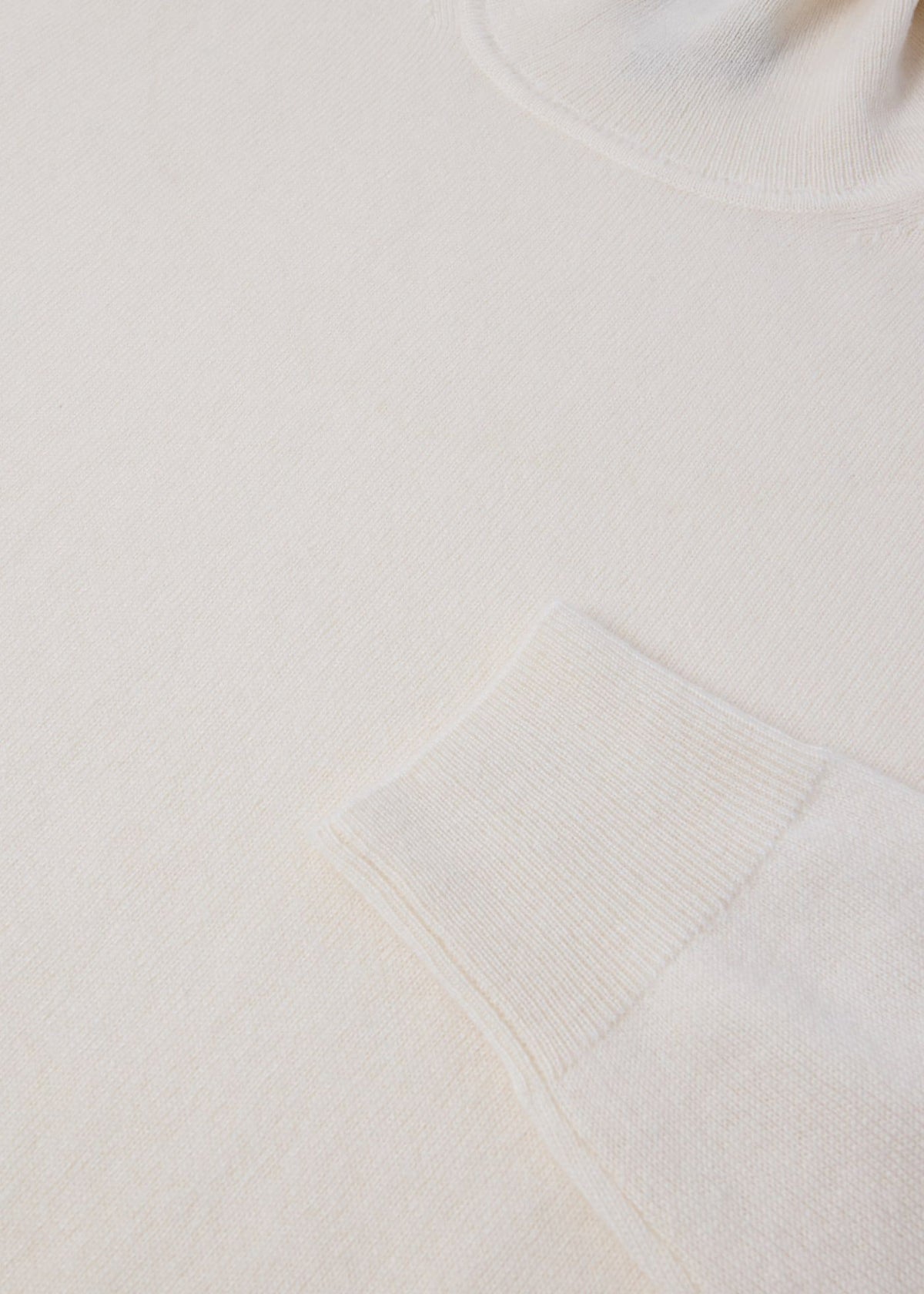 Cashmere Turtleneck Sweater Beige - Paul Stuart