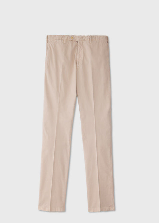 Washed Cotton Pant Cognac - Paul Stuart