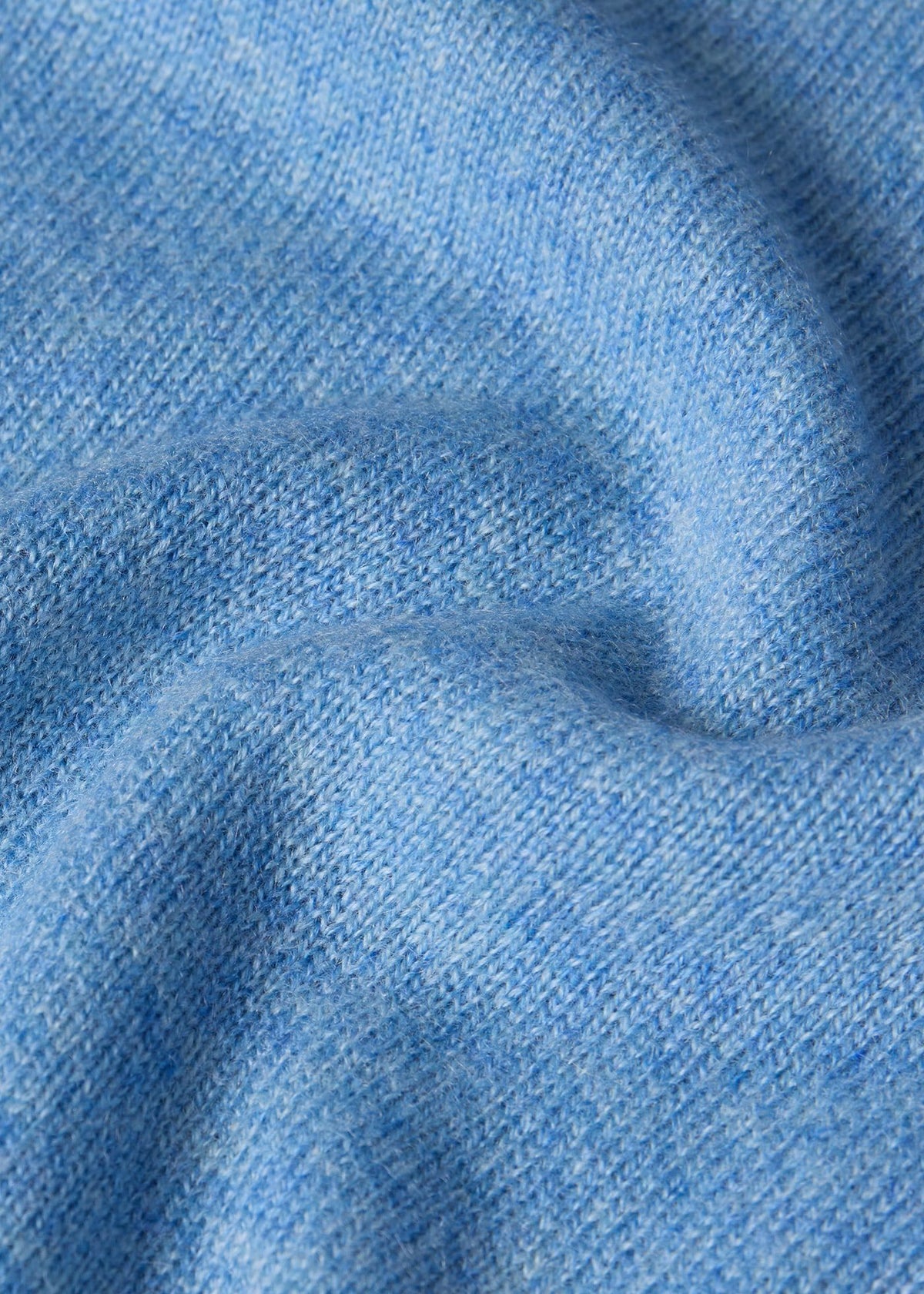 Cashmere Polo Sweater Light Blue - Paul Stuart