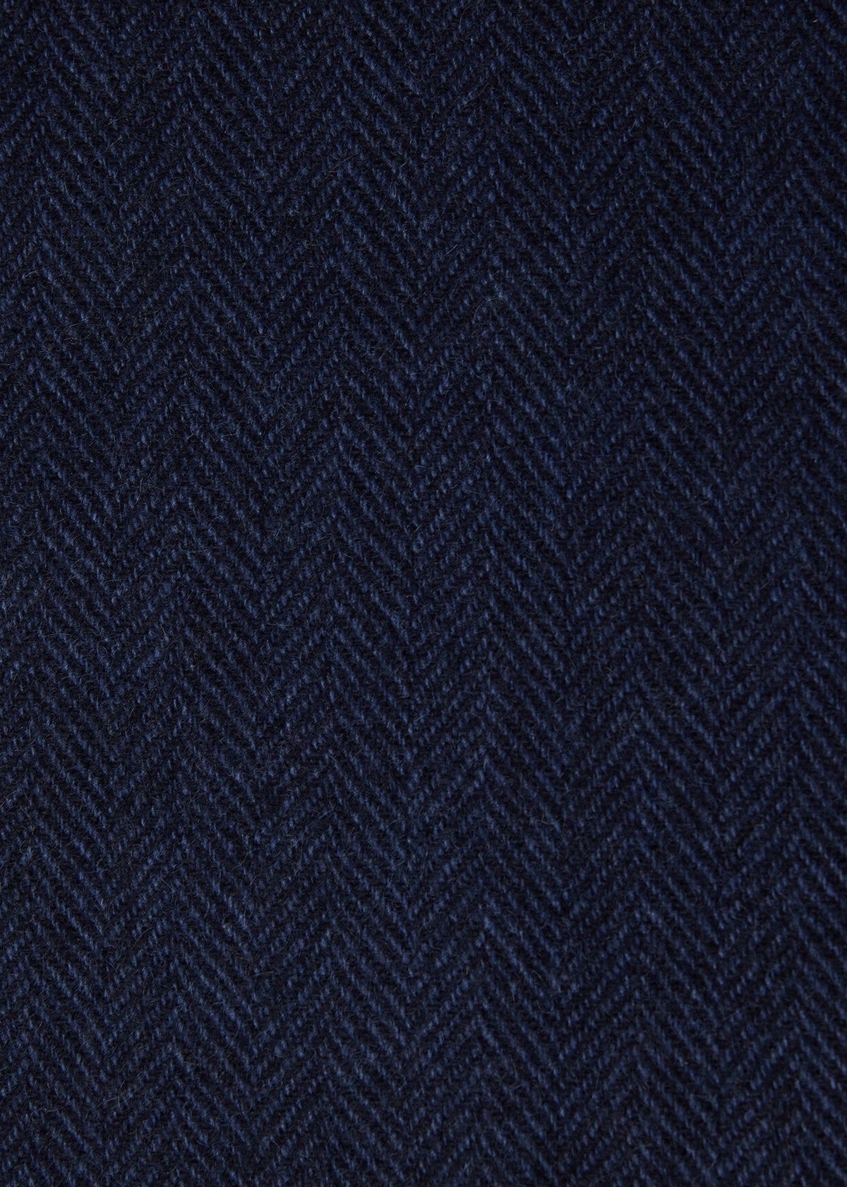 Herringbone Cashmere Overshirt Navy - Paul Stuart