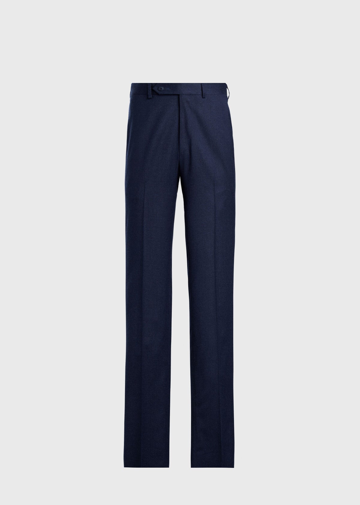 Wool & Cashmere Flannel Trouser Charcoal - Paul Stuart