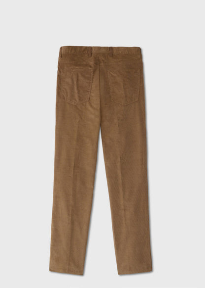 Corduroy Five-Pocket Pant Khaki - Paul Stuart