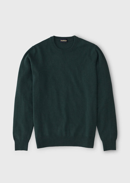 Cashmere Crewneck Sweater Burgundy - Paul Stuart