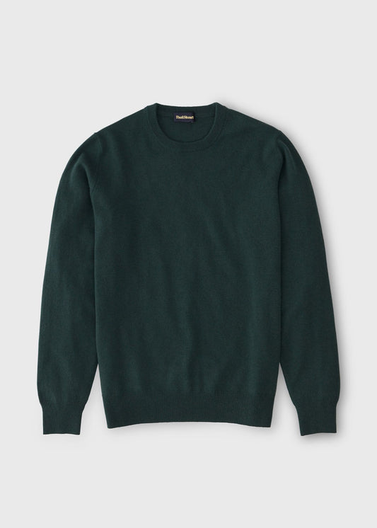 Cashmere Crewneck Sweater Burgundy - Paul Stuart