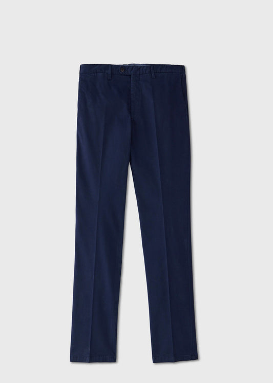 Washed Cotton Pant Cognac - Paul Stuart