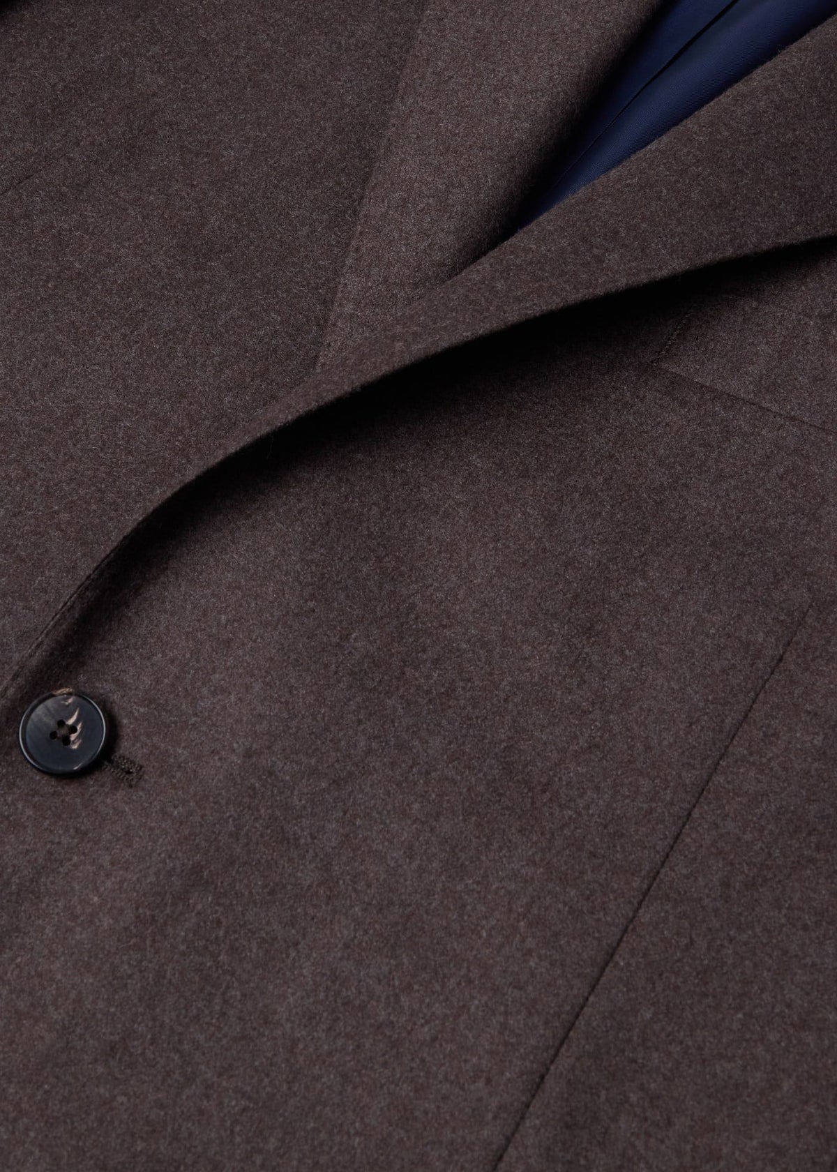 Classic Wool Flannel Suit Brown - Paul Stuart