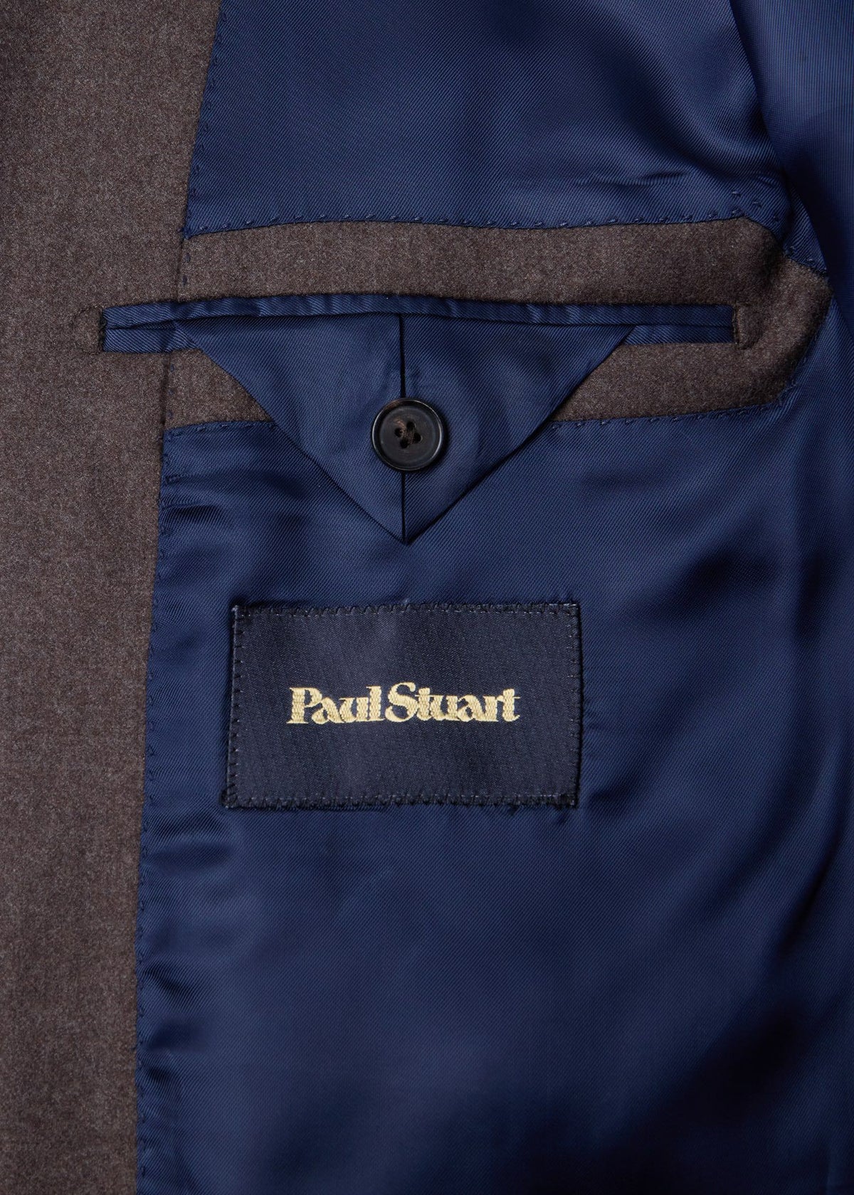 Classic Wool Flannel Suit Brown - Paul Stuart