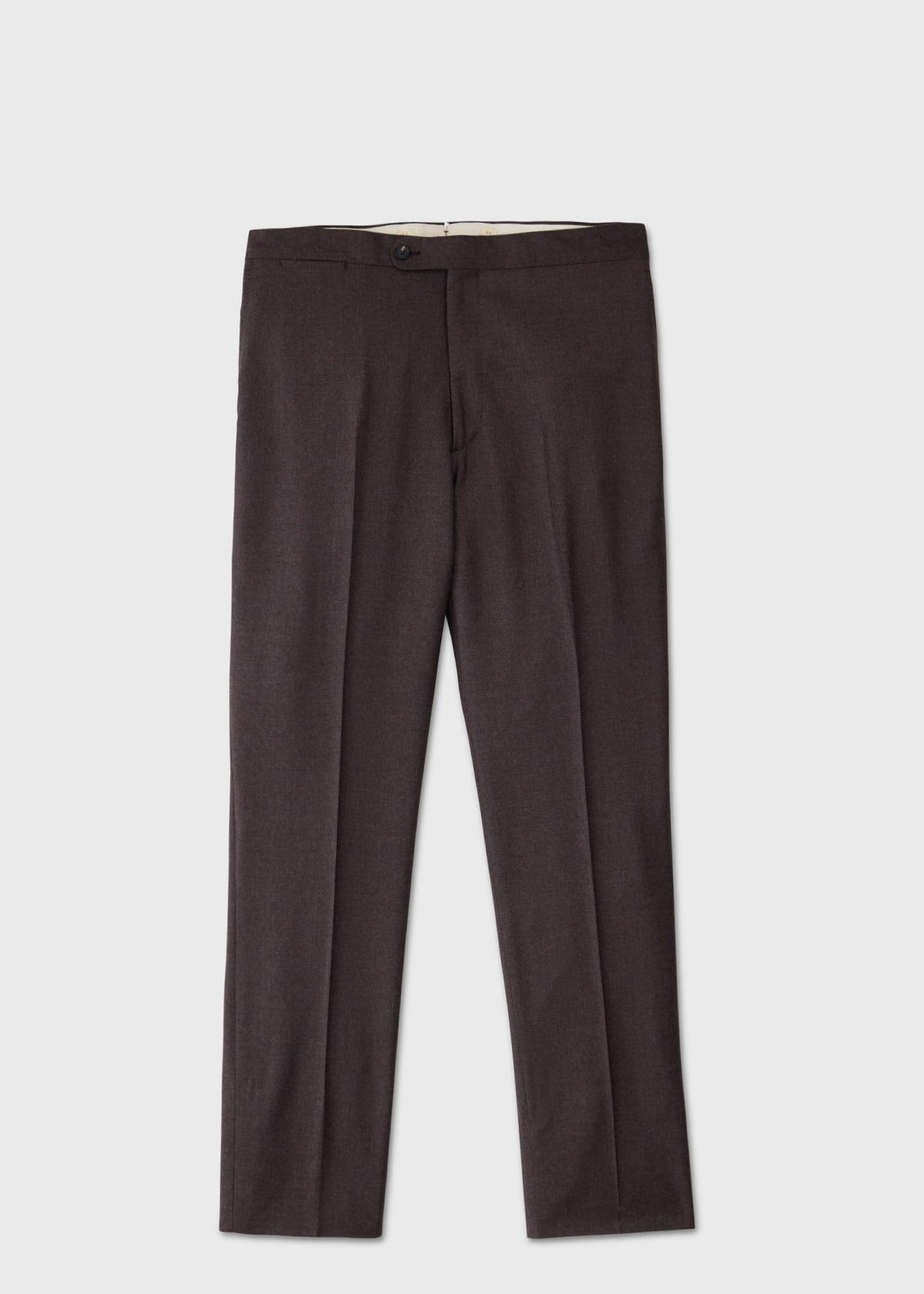 Classic Wool Flannel Suit Brown - Paul Stuart