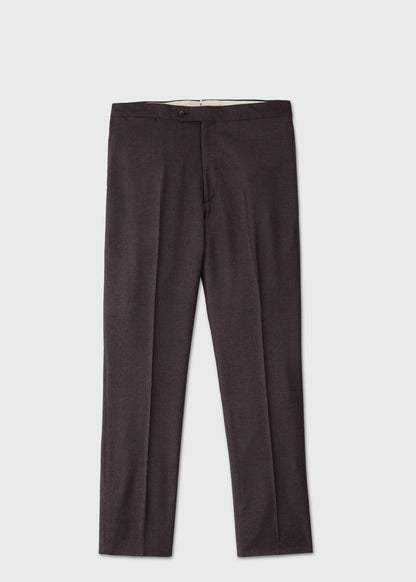 Classic Wool Flannel Suit Brown - Paul Stuart