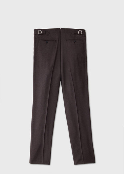 Classic Wool Flannel Suit Brown - Paul Stuart