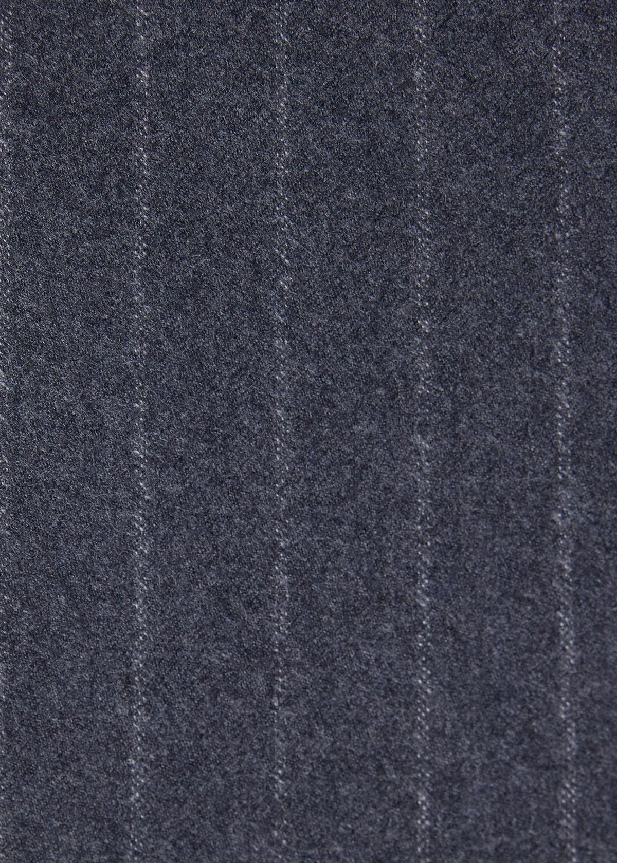 Double-Breasted Chalk Stripe Suit Mid Grey - Paul Stuart