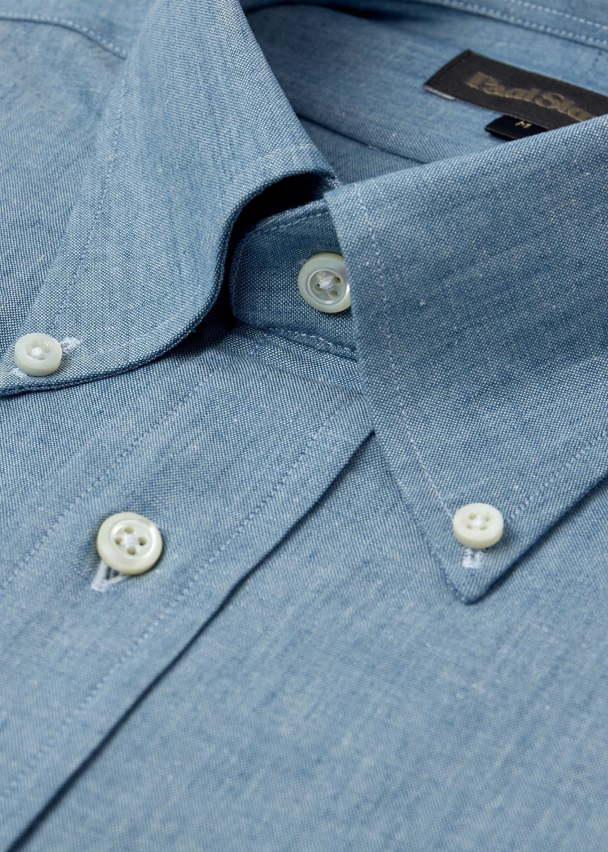 Chambray Button Down Shirt Light Blue - Paul Stuart