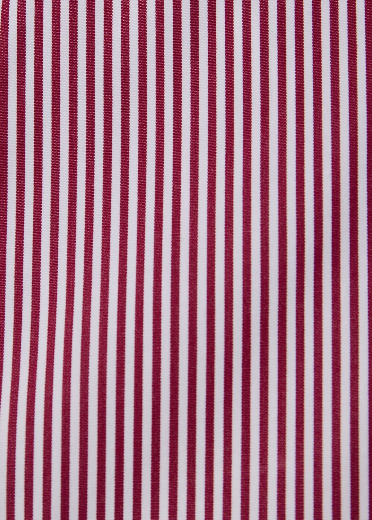 Pencil Stripe Spread Collar Dress Shirt Red/White - Paul Stuart