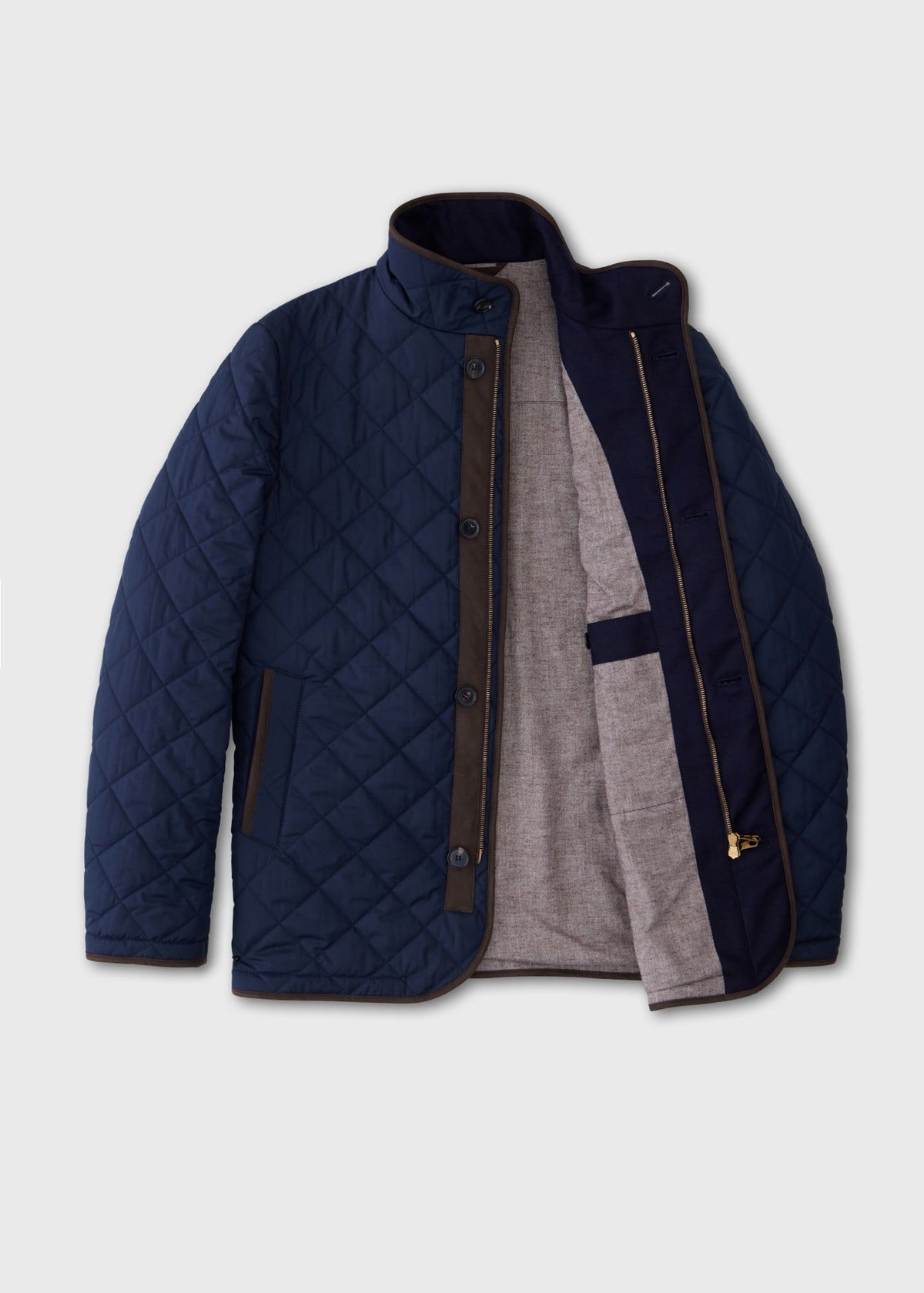 Quilted Jacket Navy - Paul Stuart