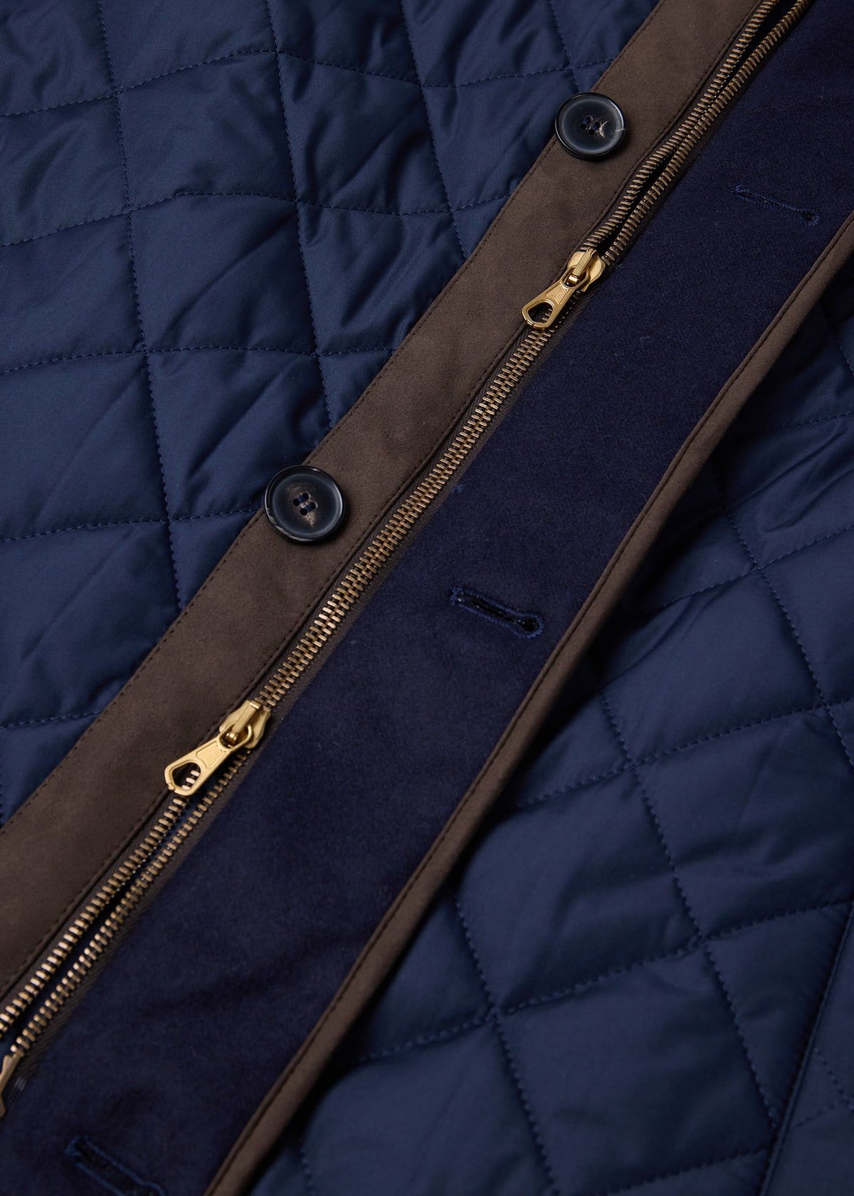 Quilted Jacket Navy - Paul Stuart