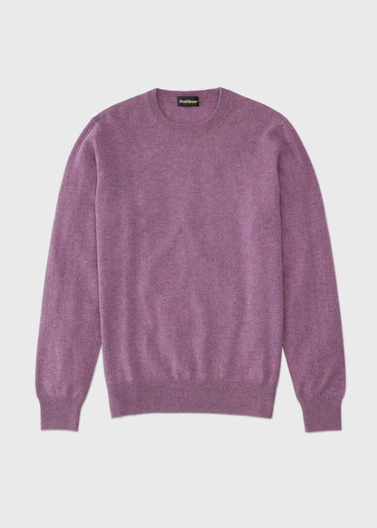 Cashmere Crewneck Sweater Burgundy - Paul Stuart