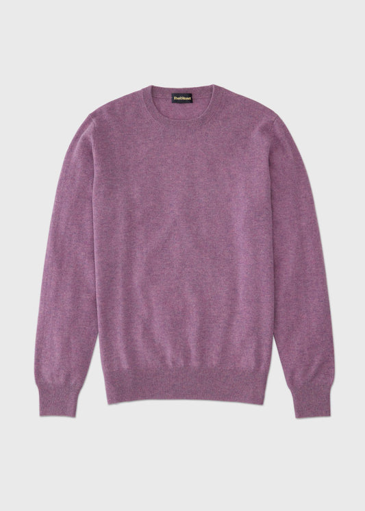 Cashmere Crewneck Sweater Burgundy - Paul Stuart