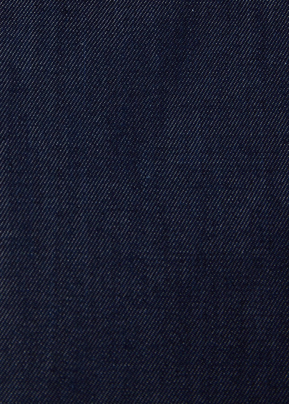 Denim Spread Collar Shirt Indigo - Paul Stuart
