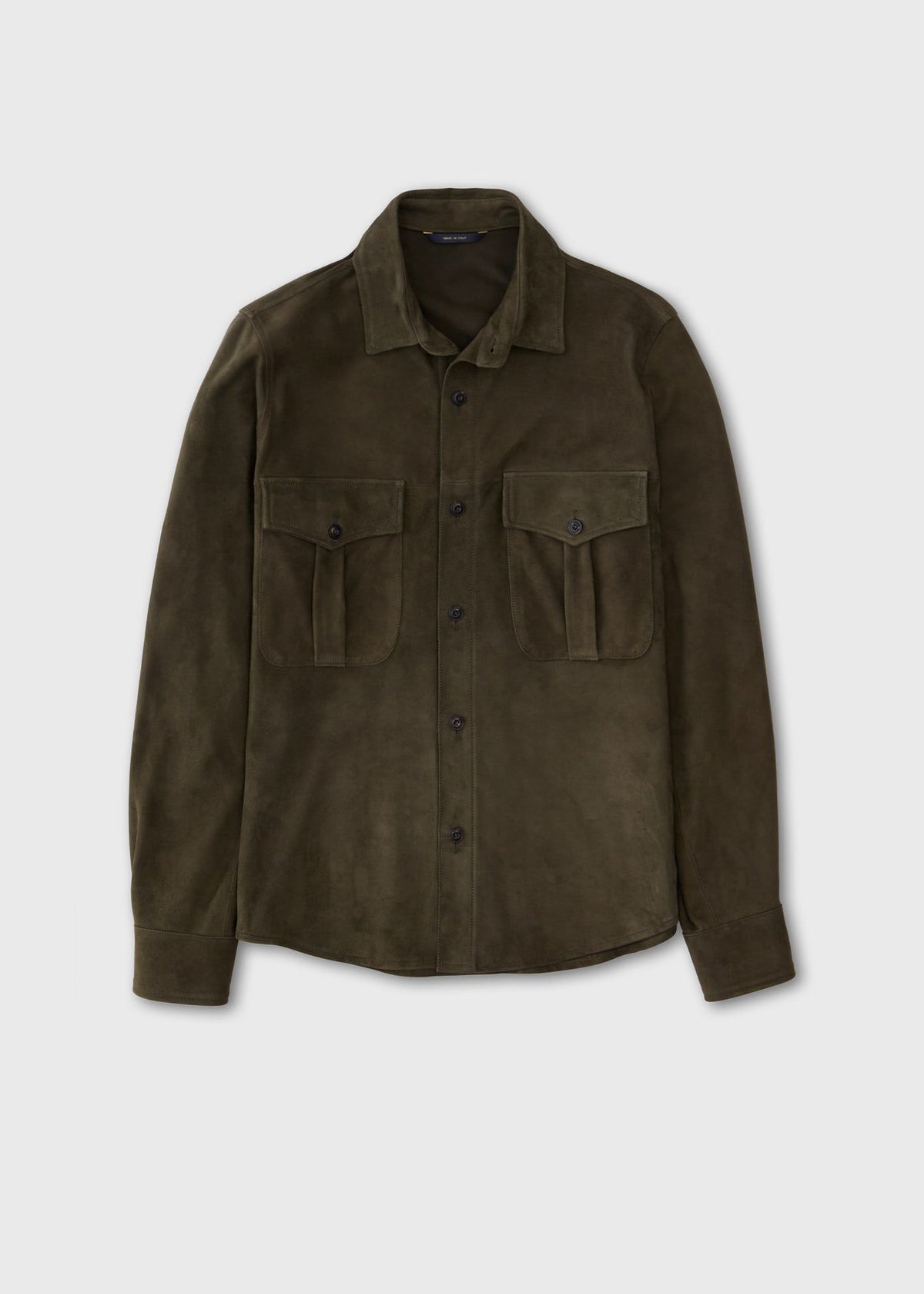Suede Outershirt Camel - Paul Stuart