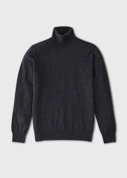 Cashmere Turtleneck Sweater Beige - Paul Stuart
