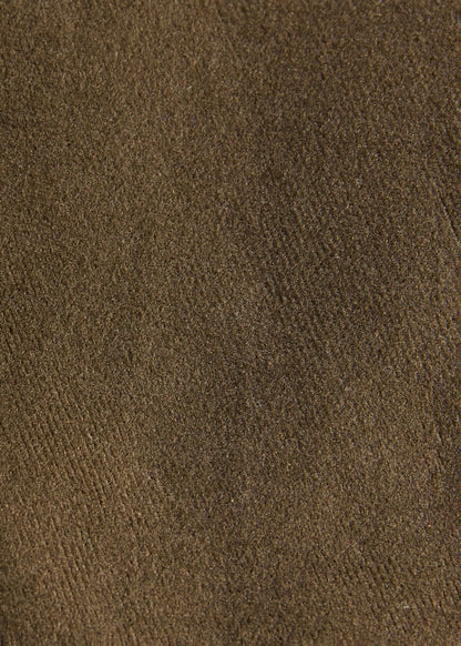 Brushed Twill Five Pocket Pant Brown - Paul Stuart
