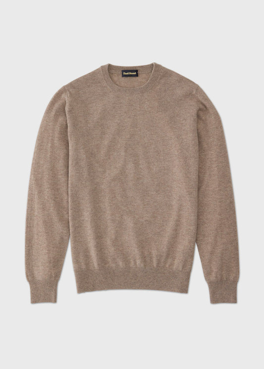 Cashmere Crewneck Sweater Burgundy - Paul Stuart