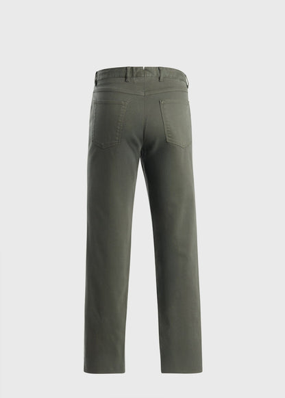 Cotton Twill Five-Pocket Pant Brick, unselectable - Paul Stuart
