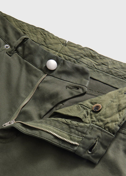 Cotton Twill Five-Pocket Pant Brick, unselectable - Paul Stuart