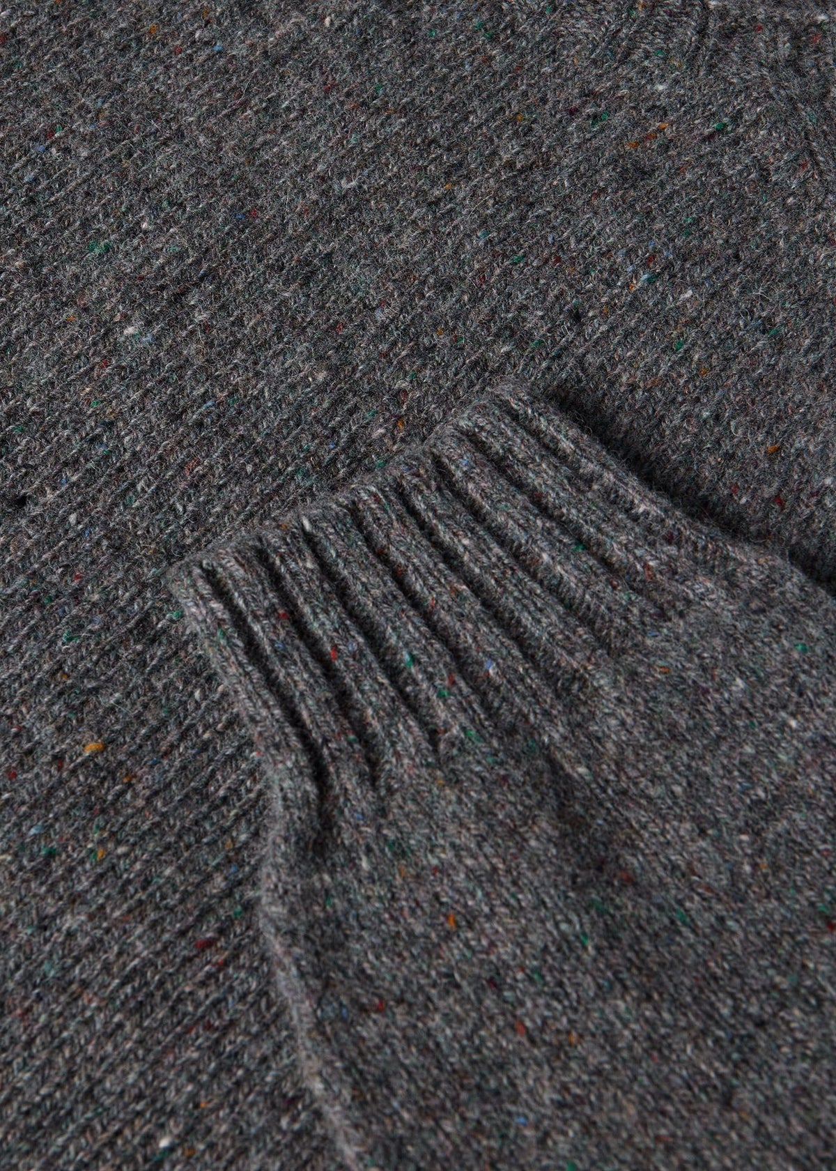 Donegal Crewneck Sweater Grey - Paul Stuart