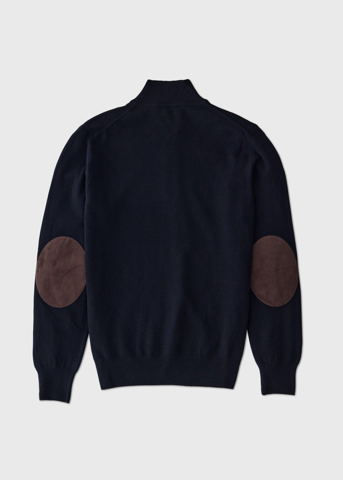 Wool Blend Quarter-Zip Sweater Black - Paul Stuart