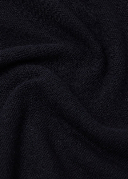 Wool Blend Quarter-Zip Sweater Black - Paul Stuart