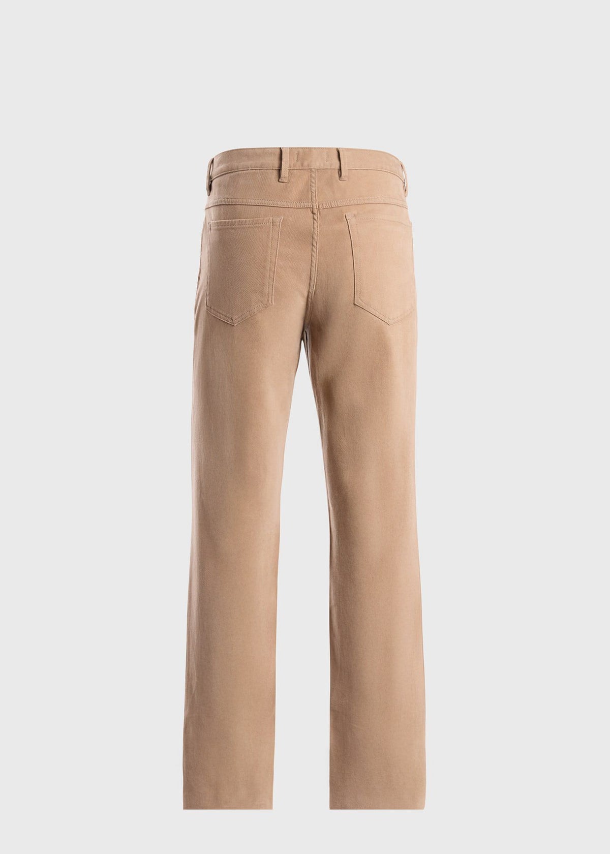 Brushed Twill Five Pocket Pant Brown - Paul Stuart