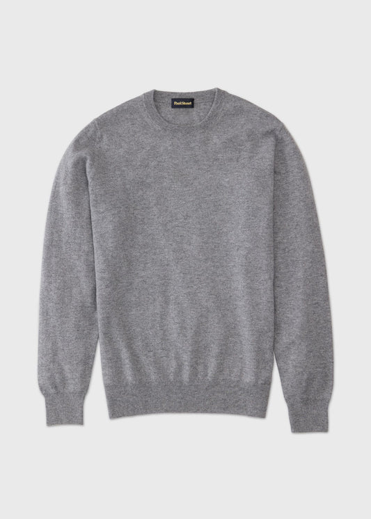 Cashmere Crewneck Sweater Burgundy - Paul Stuart
