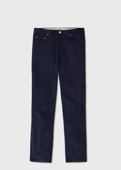 Corduroy Five-Pocket Pant Khaki - Paul Stuart