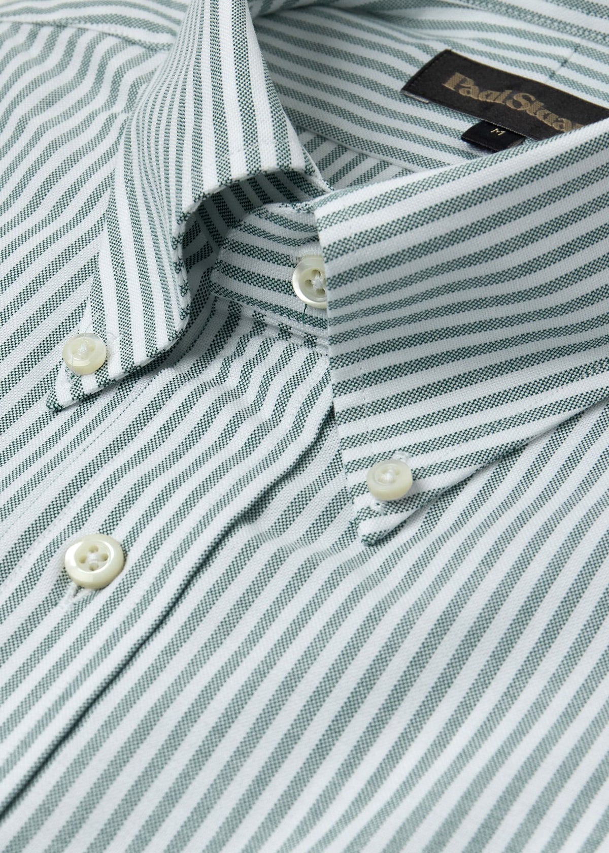 Stripe Oxford Button-Down Shirt Blue - Paul Stuart