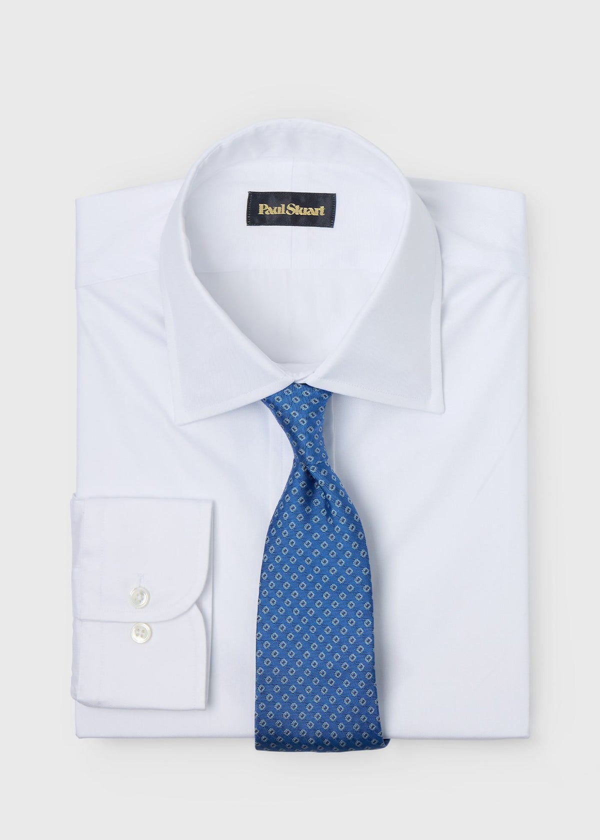 Oxford Spread Collar Dress Shirt Light Blue - Paul Stuart