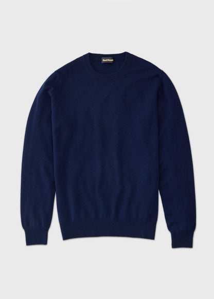 Cashmere Crewneck Sweater Burgundy - Paul Stuart