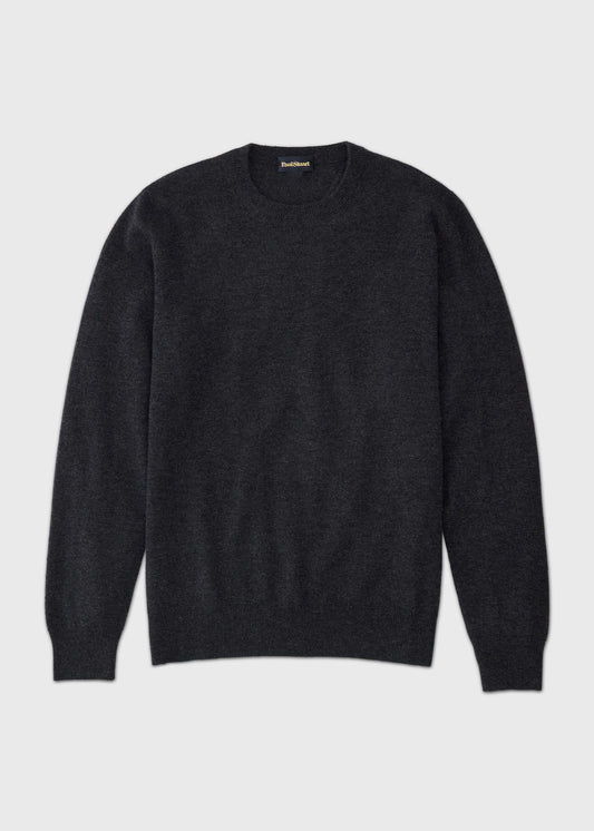 Cashmere Crewneck Sweater Burgundy - Paul Stuart