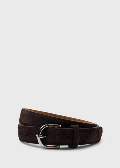 Suede Belt Brown - Paul Stuart