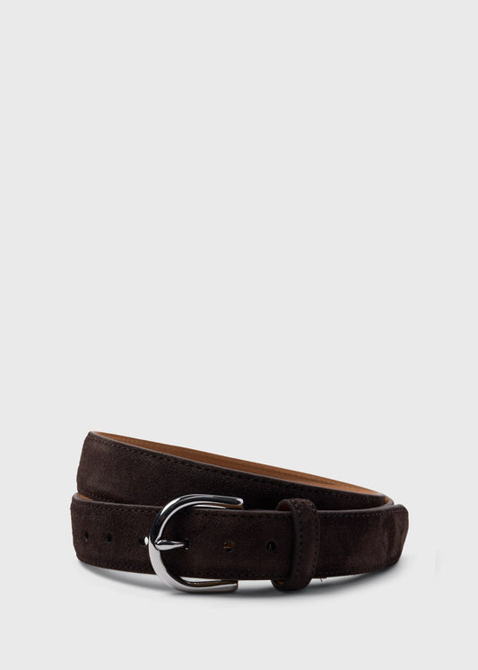 Suede Belt Brown - Paul Stuart