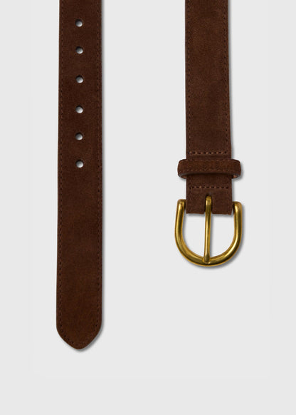 Suede Belt Brown - Paul Stuart